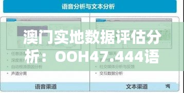 澳门实地数据评估分析：OOH47.444语音报告版