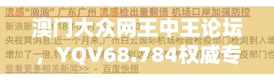 澳门大众网王中王论坛，YQV68.784权威专家解答区