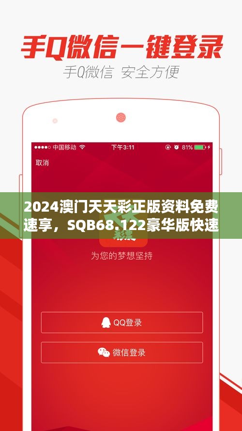 2024澳门天天彩正版资料免费速享，SQB68.122豪华版快速响应计划