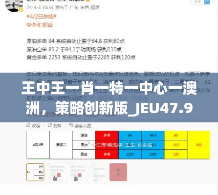 王中王一肖一特一中心一澳洲，策略创新版_JEU47.902内置