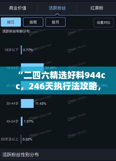 “二四六精选好料944cc，246天执行法攻略，ULZ62.612潮流版保障策略”