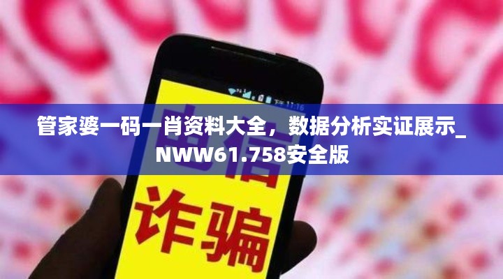 管家婆一码一肖资料大全，数据分析实证展示_NWW61.758安全版