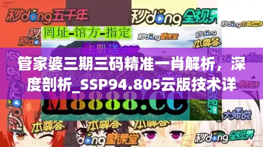 管家婆三期三码精准一肖解析，深度剖析_SSP94.805云版技术详解