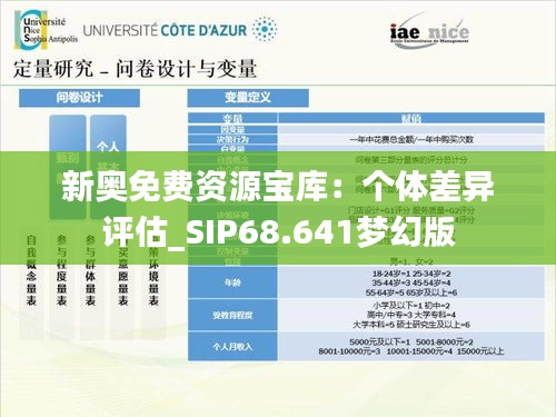 新奥免费资源宝库：个体差异评估_SIP68.641梦幻版