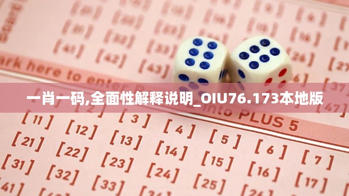 一肖一码,全面性解释说明_OIU76.173本地版