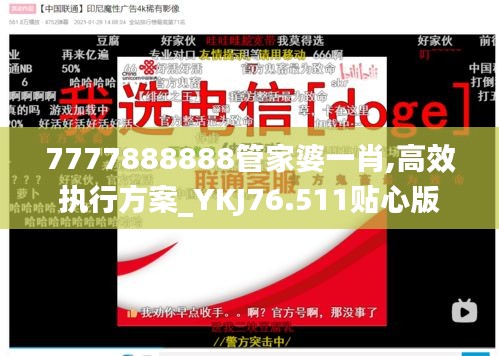 7777888888管家婆一肖,高效执行方案_YKJ76.511贴心版