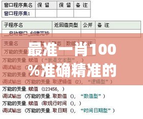 最准一肖100%准确精准的含义,新式数据解释设想_ODN76.314快捷版