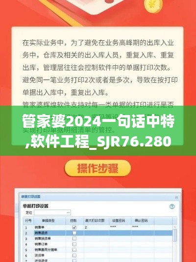 管家婆2024一句话中特,软件工程_SJR76.280活动版