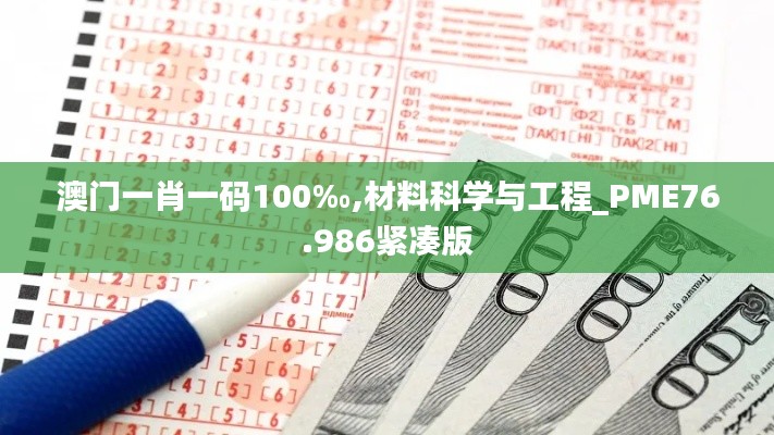 澳门一肖一码100‰,材料科学与工程_PME76.986紧凑版