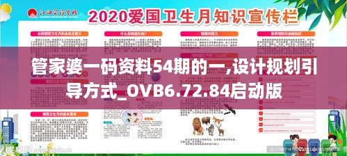 管家婆一码资料54期的一,设计规划引导方式_OVB6.72.84启动版