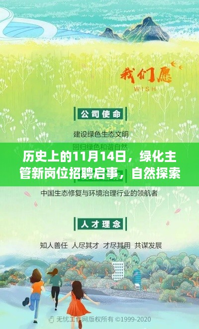 历史上的11月14日，绿化主管新岗位招聘启事，自然探索者的绿色呼唤！