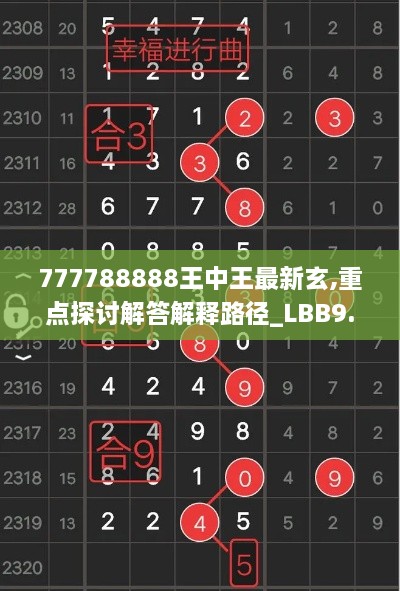 777788888王中王最新玄,重点探讨解答解释路径_LBB9.34.98预测版