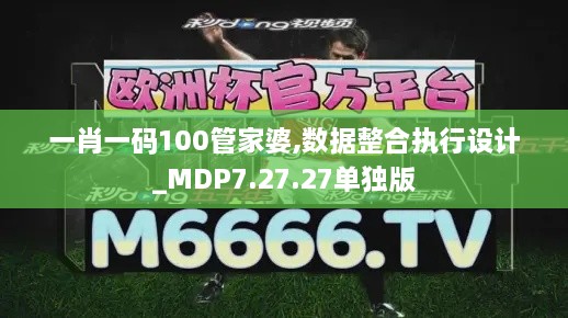 一肖一码100管家婆,数据整合执行设计_MDP7.27.27单独版