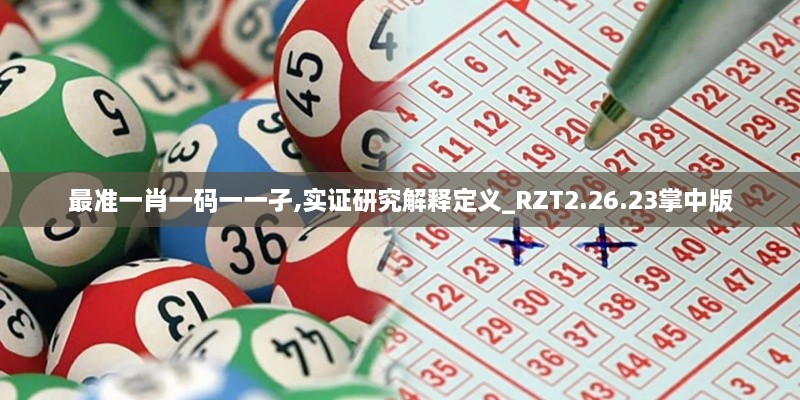 最准一肖一码一一孑,实证研究解释定义_RZT2.26.23掌中版