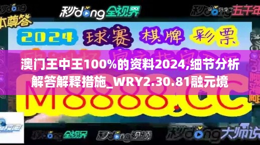 澳门王中王100%的资料2024,细节分析解答解释措施_WRY2.30.81融元境