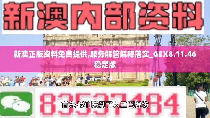 新澳正版资料免费提供,服务解答解释落实_GEX8.11.46稳定版