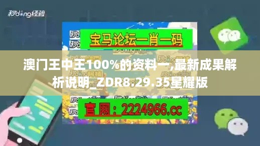 澳门王中王100%的资料一,最新成果解析说明_ZDR8.29.35星耀版