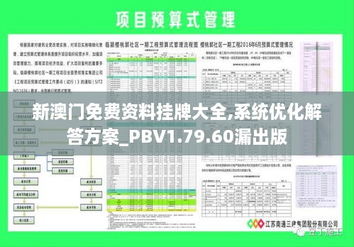 新澳门免费资料挂牌大全,系统优化解答方案_PBV1.79.60漏出版