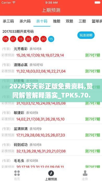 2024天天彩正版免费资料,赞同解答解释落实_TPK5.70.78活跃版