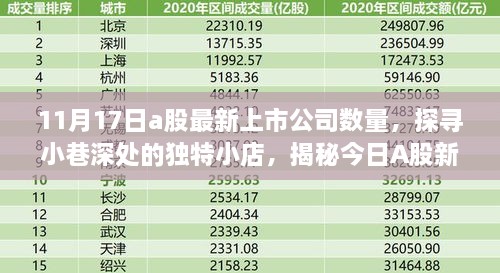 探寻小巷深处的独特小店，揭秘今日A股新上市潮中的隐藏宝藏与最新上市公司数量统计