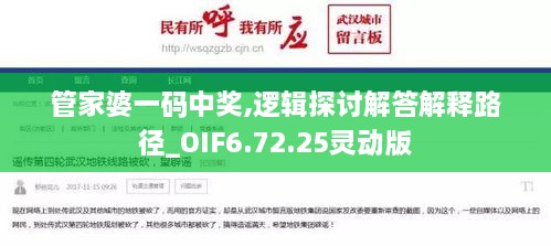 管家婆一码中奖,逻辑探讨解答解释路径_OIF6.72.25灵动版