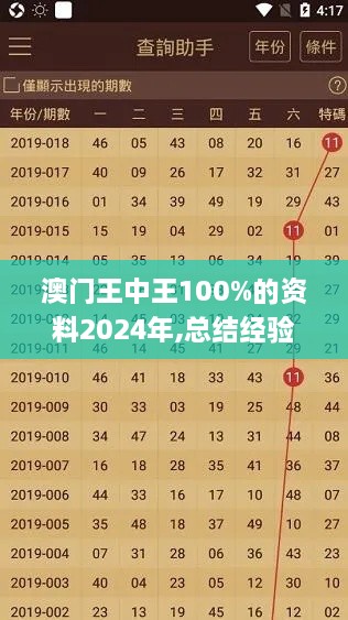 澳门王中王100%的资料2024年,总结经验落实探讨_HPS8.49.27大师版