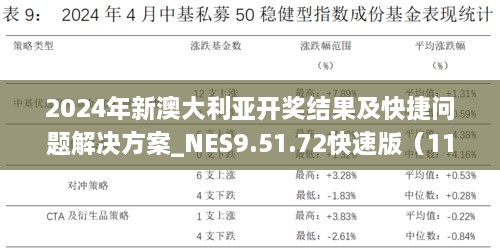 2024年新澳大利亚开奖结果及快捷问题解决方案_NES9.51.72快速版（11月19日）