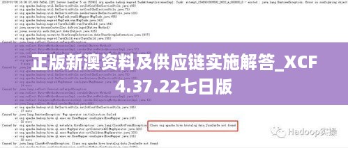 正版新澳资料及供应链实施解答_XCF4.37.22七日版