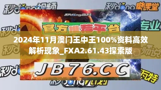 2024年11月澳门王中王100%资料高效解析现象_FXA2.61.43探索版