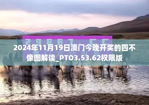 2024年11月19日澳门今晚开奖的四不像图解读_PTO3.53.62权限版