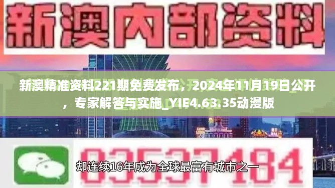 新澳精准资料221期免费发布，2024年11月19日公开，专家解答与实施_YIE4.63.35动漫版