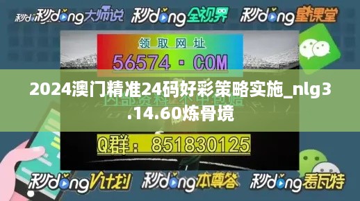 2024澳门精准24码好彩策略实施_nlg3.14.60炼骨境