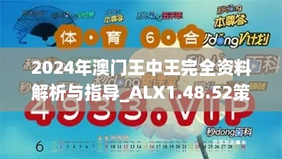 2024年澳门王中王完全资料解析与指导_ALX1.48.52策展版本