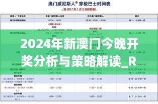 2024年新澳门今晚开奖分析与策略解读_RRW6.60.91方案版