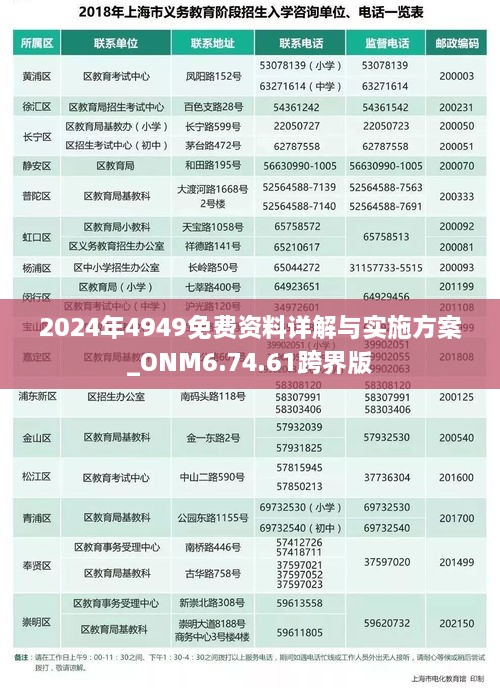 2024年4949免费资料详解与实施方案_ONM6.74.61跨界版