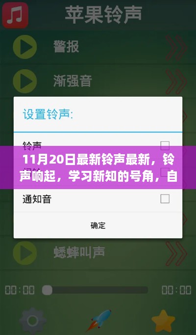 最新铃声响起，学习新知的号角与自信成就感的协奏曲