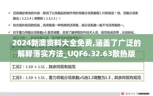 2024新澳资料大全免费,涵盖了广泛的解释落实方法_UQF6.32.63散热版