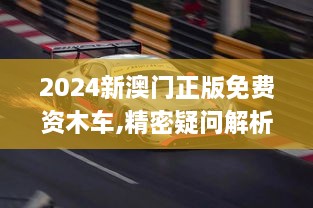 2024新澳门正版免费资木车,精密疑问解析解答解释_IEY9.35.45智慧版