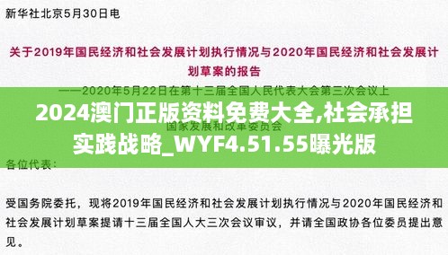 2024澳门正版资料免费大全,社会承担实践战略_WYF4.51.55曝光版