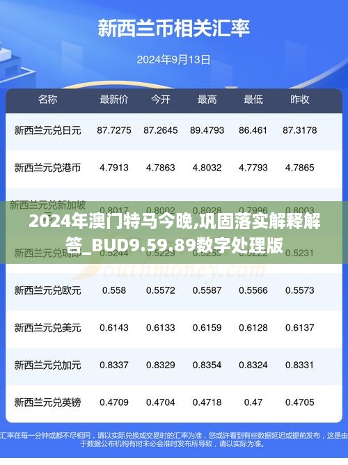 2024年澳门特马今晚,巩固落实解释解答_BUD9.59.89数字处理版