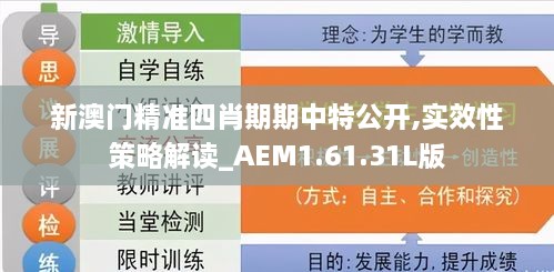 新澳门精准四肖期期中特公开,实效性策略解读_AEM1.61.31L版