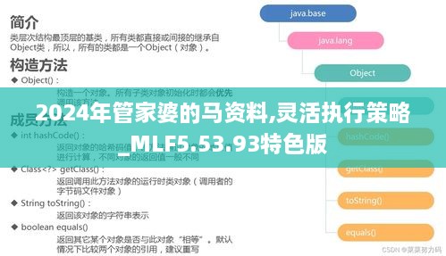 2024年管家婆的马资料,灵活执行策略_MLF5.53.93特色版