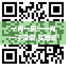 一肖一码一一肖一子深圳,实地调研解释定义_QRZ4.19.21投影版