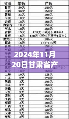 甘肃省产假最新规定指南（初学者与进阶用户适用）——截至2024年11月20日的更新