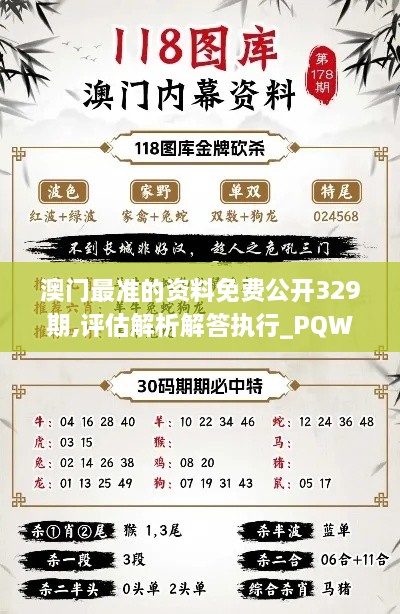 澳门最准的资料免费公开329期,评估解析解答执行_PQW7.74.85界面版