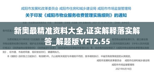 新奥最精准资料大全,证实解释落实解答_解题版YFT2.55