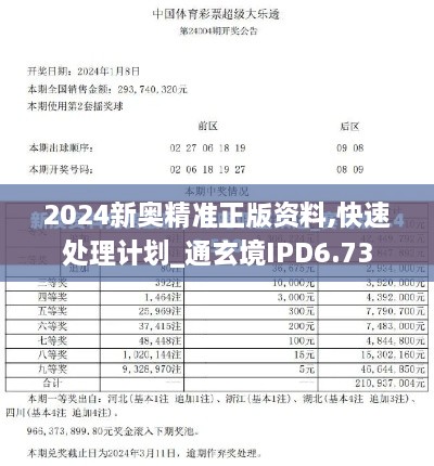 2024新奥精准正版资料,快速处理计划_通玄境IPD6.73