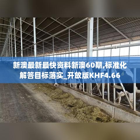 新澳最新最快资料新澳60期,标准化解答目标落实_开放版KHF4.66