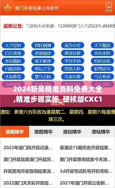 2024新奥精准资料免费大全,精准步骤实施_硬核版CXC1.48