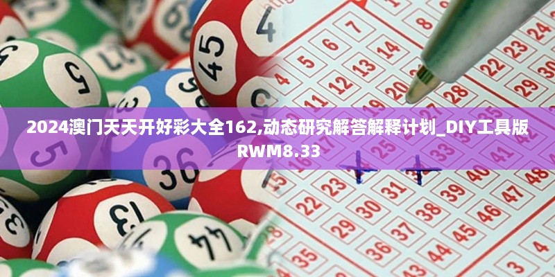 2024澳门天天开好彩大全162,动态研究解答解释计划_DIY工具版RWM8.33